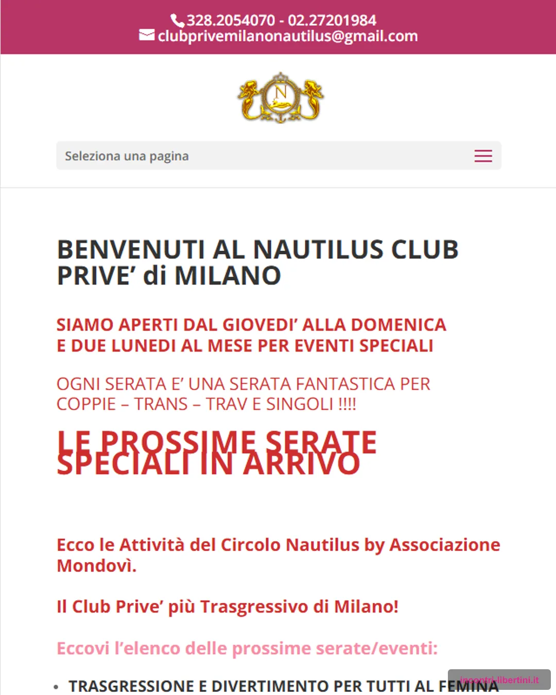 Nautilus Club Privé Milano