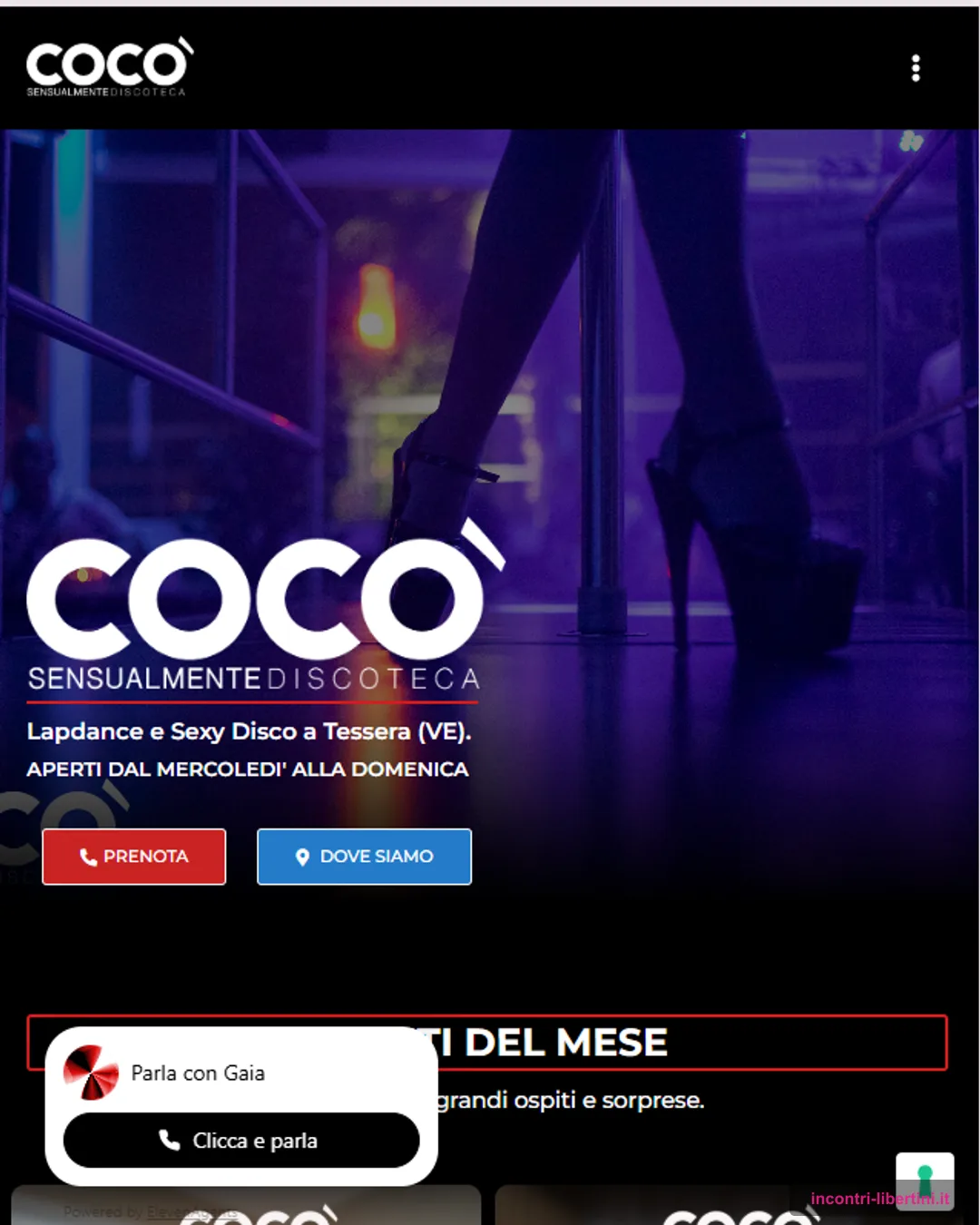 Coco' lapdance